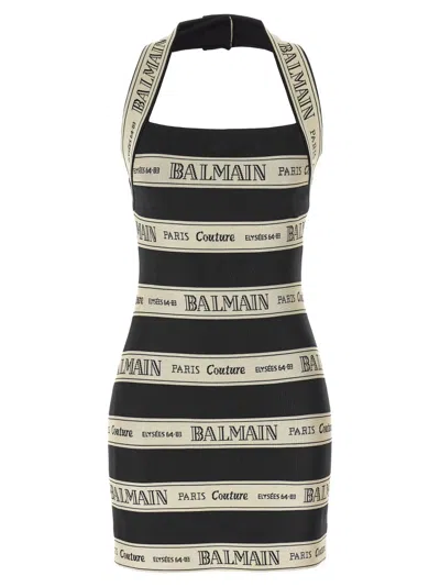 BALMAIN MULTICOLOR NASTRO BALMAIN DRESS