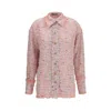 Balmain Multicolor Polyamide Shirt In Multi