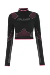 Balmain Multicolor Stretch Nylon Top