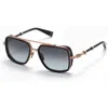 Balmain Gradient-frames Pilot Sunglasses In Multi