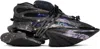 Balmain Unicorn Low Trainers With Earth And Stars Print In Abc Multico/noir