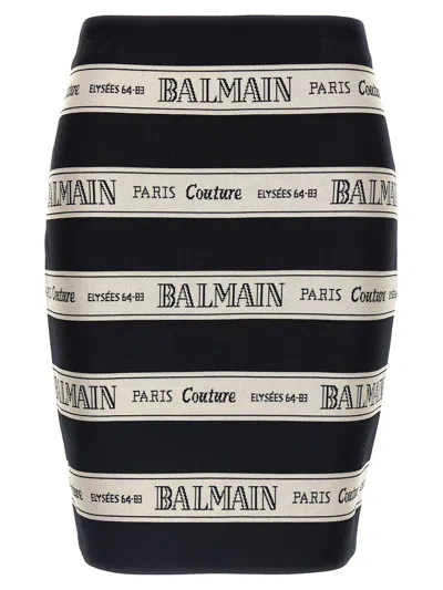 Balmain 'nastro ' Skirt In Black