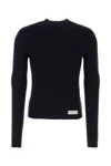 Balmain Logo-patch Merino Wool Jumper