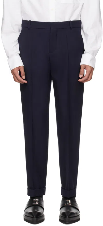 Balmain Straight-leg Tailored-cut Trousers In Black