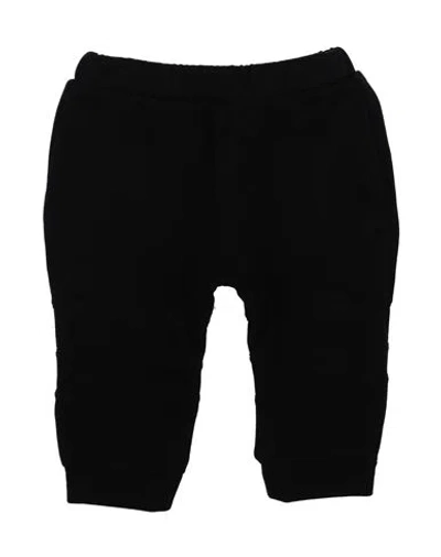 Balmain Babies'  Newborn Boy Pants Black Size 3 Cotton