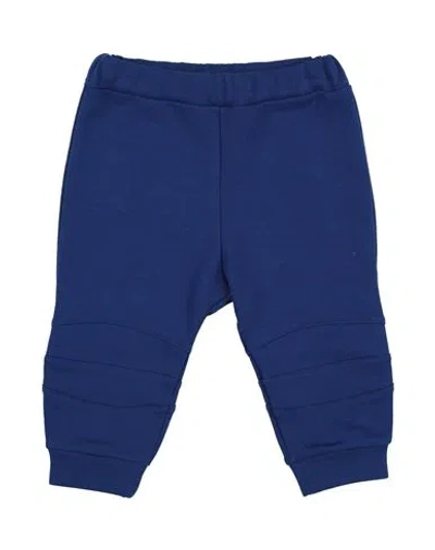 Balmain Babies'  Newborn Boy Pants Navy Blue Size 1 Cotton