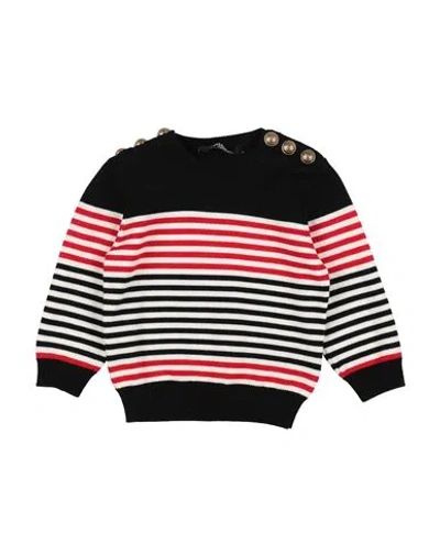 Balmain Babies'  Newborn Boy Sweater Red Size 3 Virgin Wool