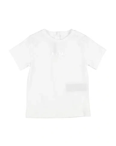 Balmain Babies'  Newborn Girl T-shirt White Size 3 Cotton