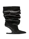 Balmain No Wedge Ankle Boots In Black