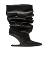 Balmain No Wedge Ankle Boots In Black