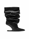 Balmain No Wedge Ankle Boots In Black