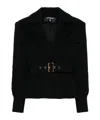 Balmain Coat In Black