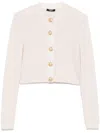 Balmain Nude Pb Labyrinth Cardigan In Neutral
