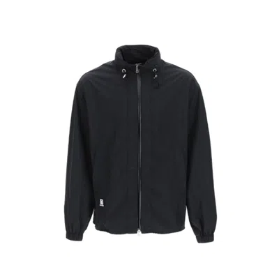 Balmain Nylon Logo Jacket Men In Black