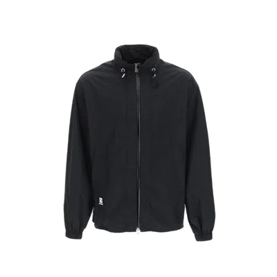 Balmain Nylon Logo Jacket Men In Black