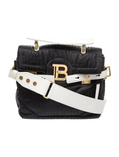 Pre-owned Balmain Nylon Shoulder Bag In Black