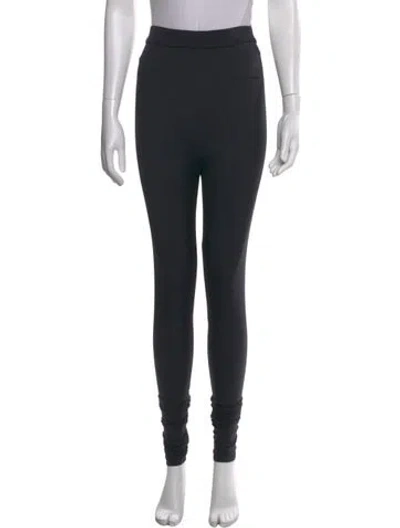 Pre-owned Balmain Nylon Skinny Leg Pants W/ Tags In Black