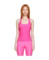 Balmain Nylon Vest In Pink