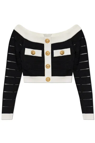 Balmain Off In Black