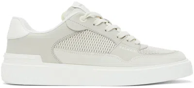 Balmain Off-white B-court Sneakers In 0dh Creme/blanc