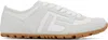 Balmain Racer 45 Trainers In Lambskin And Suede In White