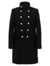 BALMAIN OFFICIER WOOL COAT