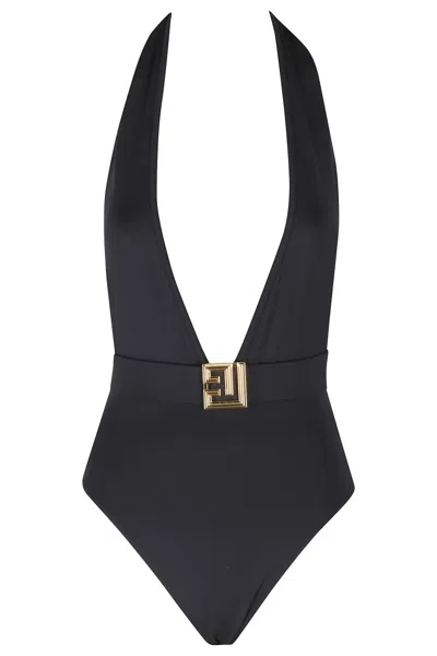 Balmain One-piece Swimsuit - Black
