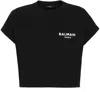 Balmain Woman Black T-shirts In Black