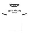 Balmain Open-necked Black Shirt In White