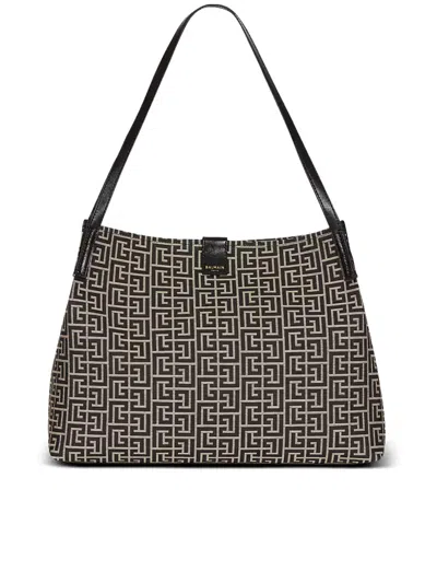 Balmain Open Tote Large In White