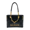 Balmain Open Tote Sm In Black