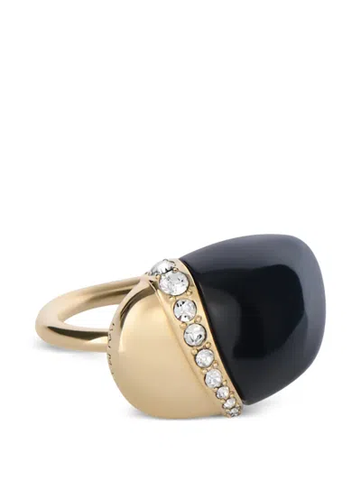 Balmain Organic Ring In Lacquered Brass In Gold