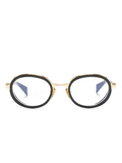 Balmain Round-frame Glasses In Black