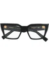Balmain Oversize-frame Glasses In Black