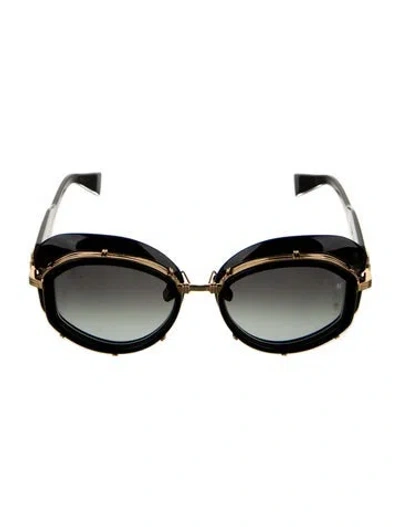 Pre-owned Balmain Oversize Gradient Sunglasses In Multi