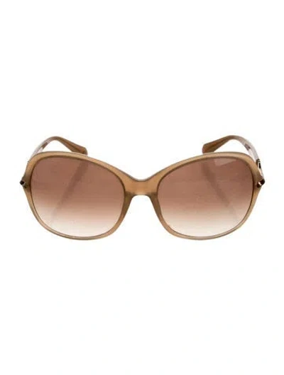 Pre-owned Balmain Oversize Gradient Sunglasses In Neutral