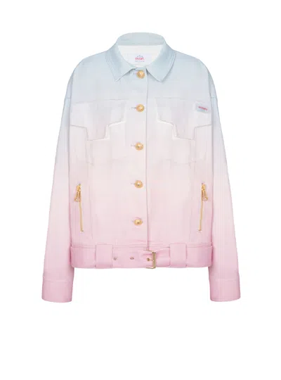 Balmain Oversized Jacket In Multi