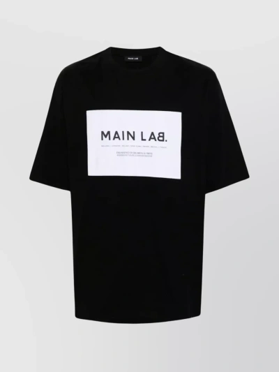 Balmain Men's Main Lab Crewneck T-shirt In Black