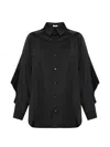 Balmain Oversized Silk Shirt In Multi