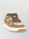 Balmain 'padded Collar' Sneakers With 'contrast Sole'
