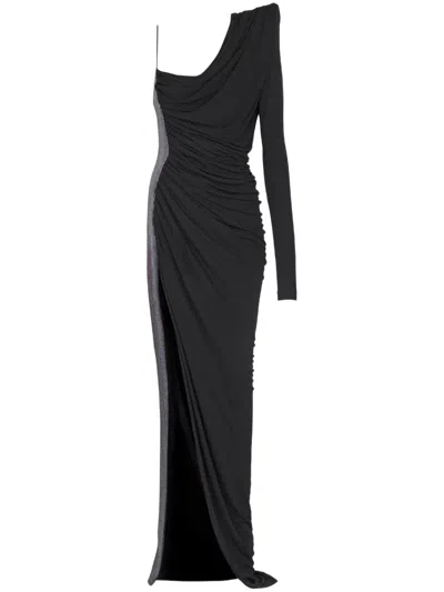 BALMAIN PAGODA ONE-SHOULDER DRESS