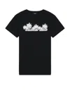 BALMAIN PALM PRINT LOGO T-SHIRT