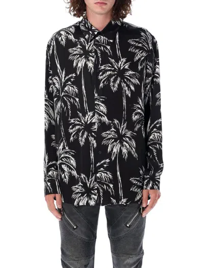 Balmain Palm Print Shirt