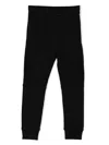 Balmain Panelled Cotton Tracksuit Bottoms In Black