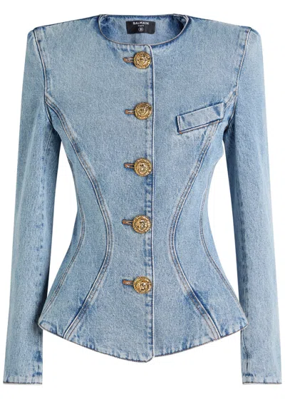 BALMAIN BALMAIN PANELLED DENIM JACKET