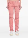 Balmain Panelled Jeans In Rosa