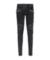 Balmain Cotton Slim-fit Jeans In Black