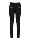 Balmain Ribbed Slim Jeans-vintage Used In Black
