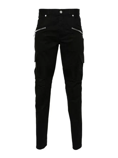 Balmain Trousers With Cargo Pockets In Black