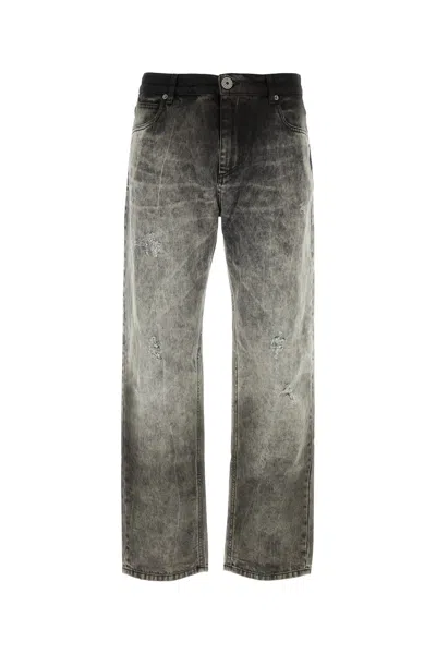 Balmain Pantalone-32 Nd  Male In Gray